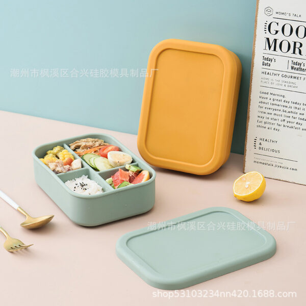 silicone-food-container-with-removable-lid Silicone food storage container with a separate fitted lid