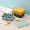 silicone-divided-meal-prep-container Divided silicone food container used for meal preparation and lunch storage